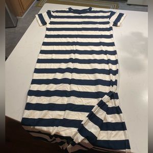 Everlane striped maxi t-shirt dress